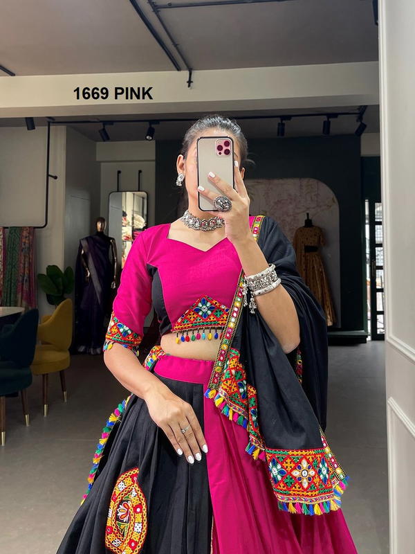 AAWIYA 1669 PINK DESIGNER LEHENGA CHOLI WHOLESALER IN INDIA