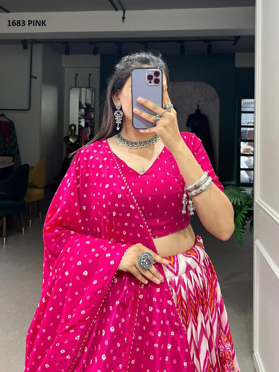 AAWIYA 1683 PINK TRADITIONAL LEHENGA CHOLI WHOLESALER IN SURAT 1