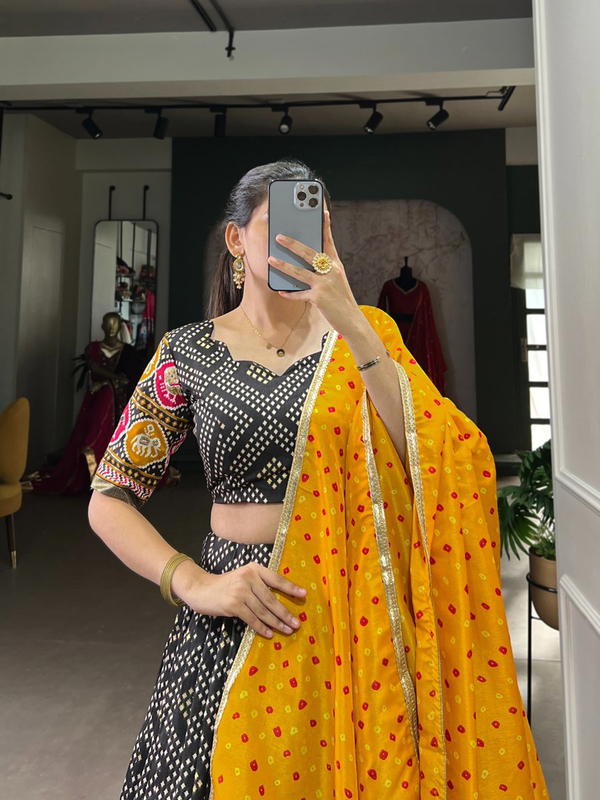 LNB 1687 DESIGNER SILK LEHENGA CHOLI WHOLESALER IN INDIA