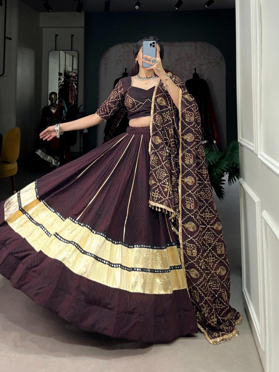 AAWIYA 1702 BLACK DESIGNER GEORGETTE LEHENGA CHOLI WHOLESALER IN SURAT 1