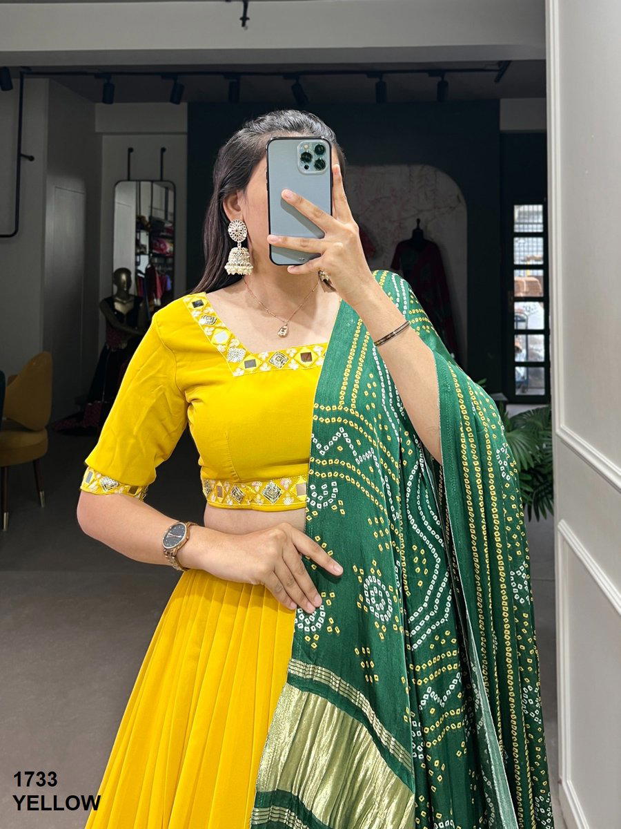 AAWIYA 1733 DESIGNER LEHENGA CHOLI WHOLESALER IN SUART 1