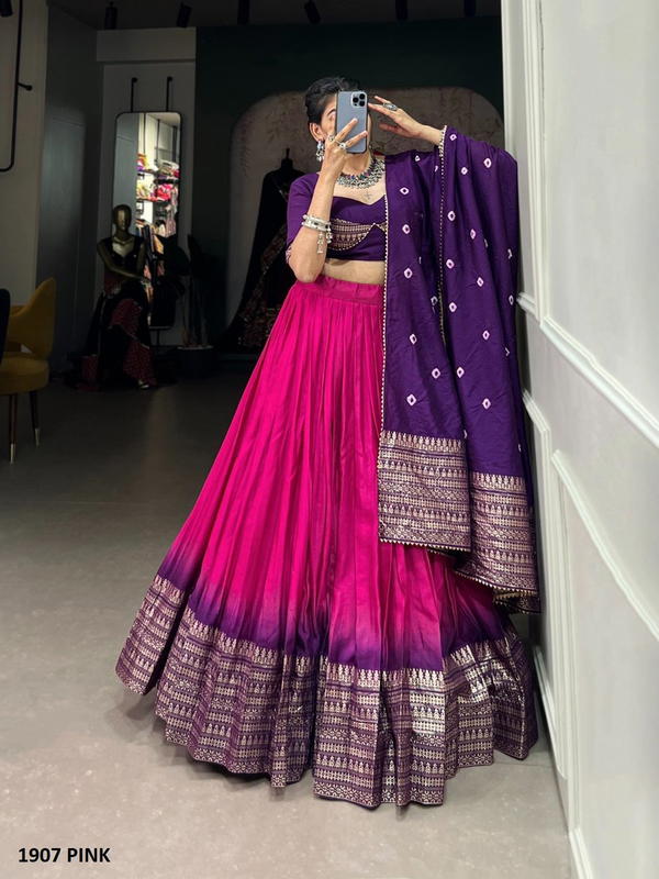 AAWIYA RUPLI 1907 DESIGNER LEHENGA CHOLI WHOLESALER IN SURAT