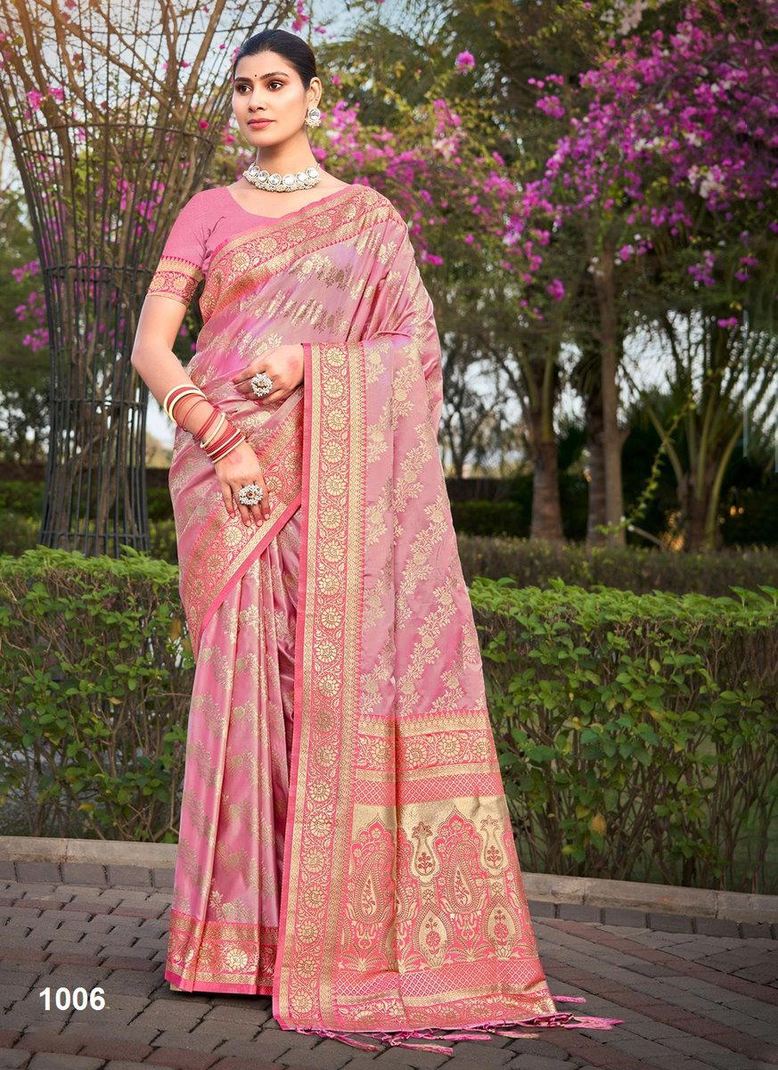 SHIV GOURI BY BUNAWAT STAIN SILK SAREE WHOLESALER IN INDIA 1