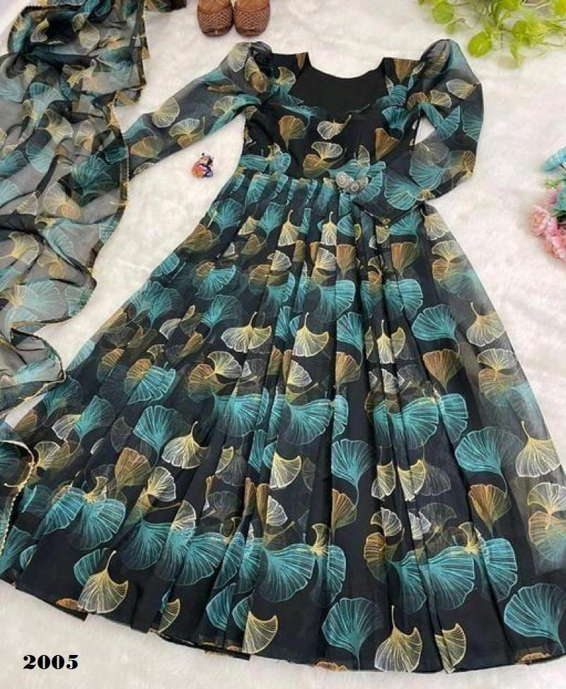 D.NO. 2005 BY SAGAR IMPEX MAXI GOWN WHOLESALER IN IINDIA 1
