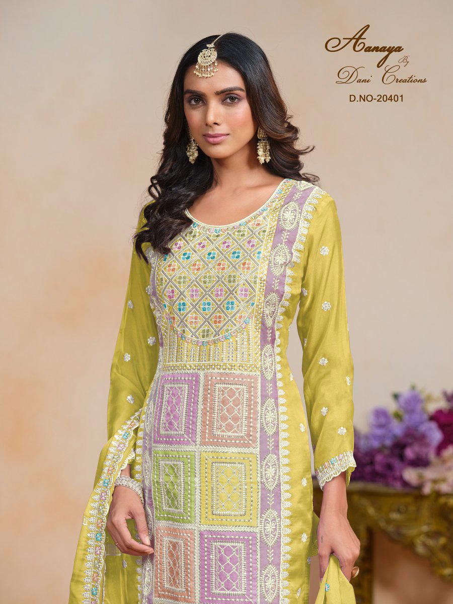 TWISHA AANAYA VOL-204 20401 TO 20406 DESIGNER SALWAR SUIT WHOLESALER IN INDIA 1