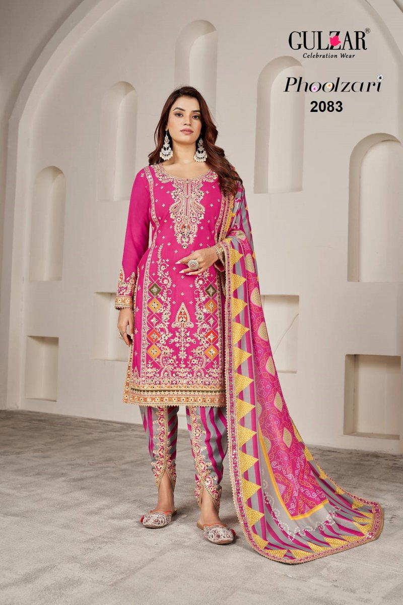 PHOOLZARI BY GULZAR EMBROIDERY SALWAR KAMEEZ WHOLESALER IN INDIA 1