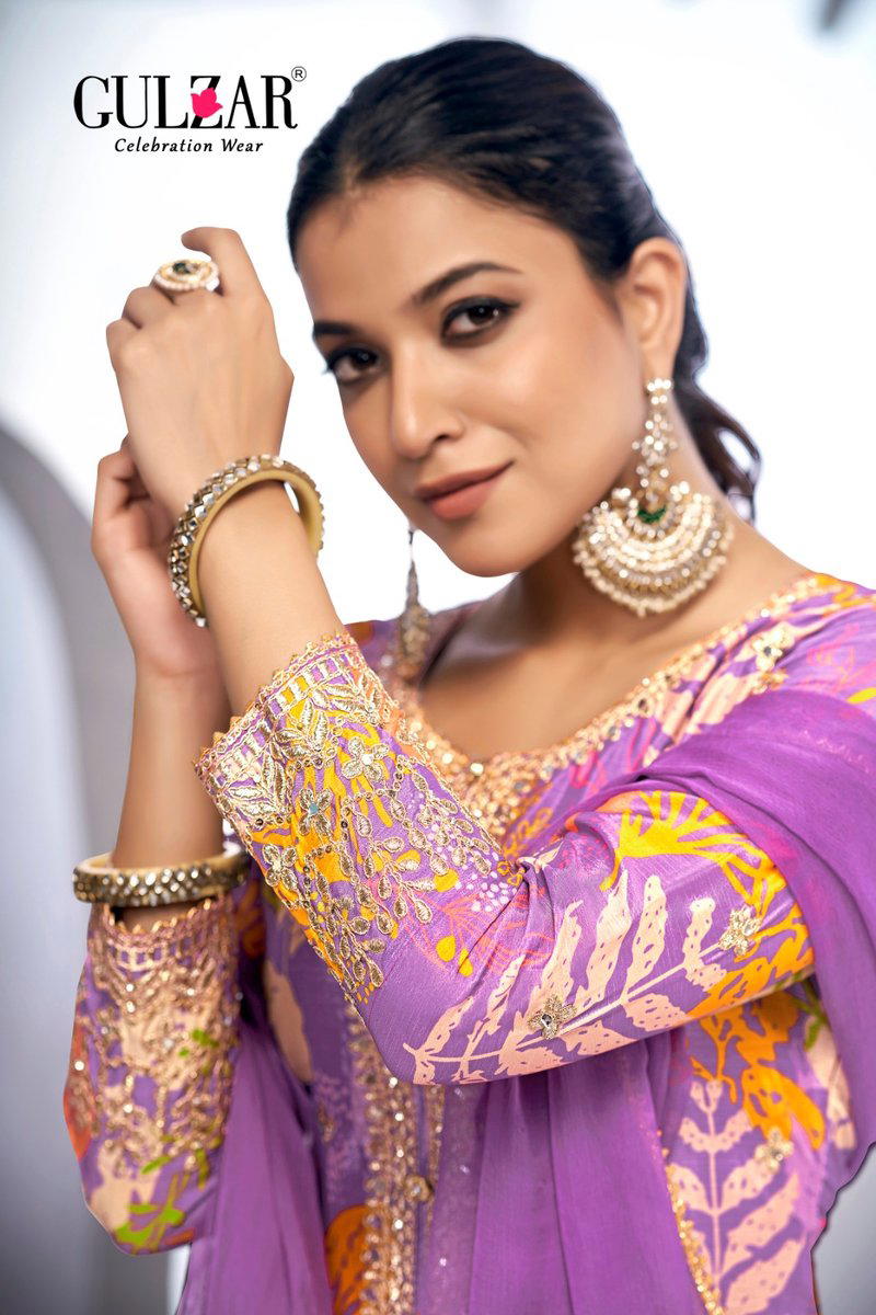 GULZAR MONISHA 2101 TO 2104 DESIGNER PRINTED SALWAR SUIT WHOLESALER IN SURAT 1