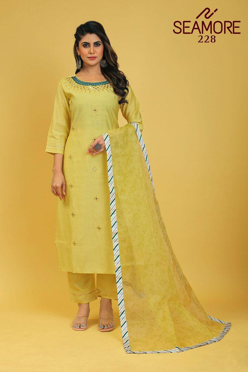 D.NO. 228 BY SEAMORE SILK SALWAR KAMEEZ MANUFACTURER IN INDIA 1