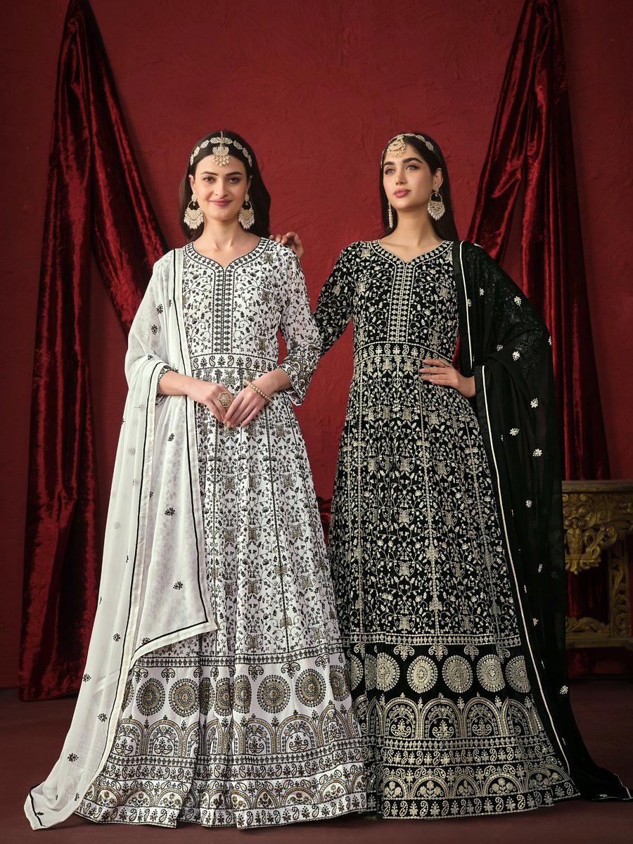 TWISHA VOL 29 BY TWISHA GEORGETTE GOWN WHOLESALER IN INDIA 1