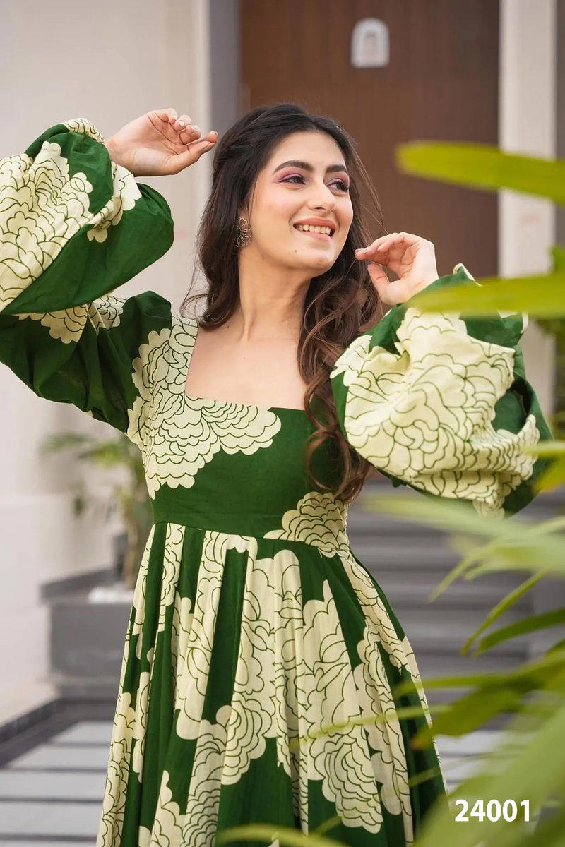 LUCAYA LUCAYA VOL-24 24001 TO 24006 DESIGNER RAYON GOWN WHOLESALER IN INDIA 1