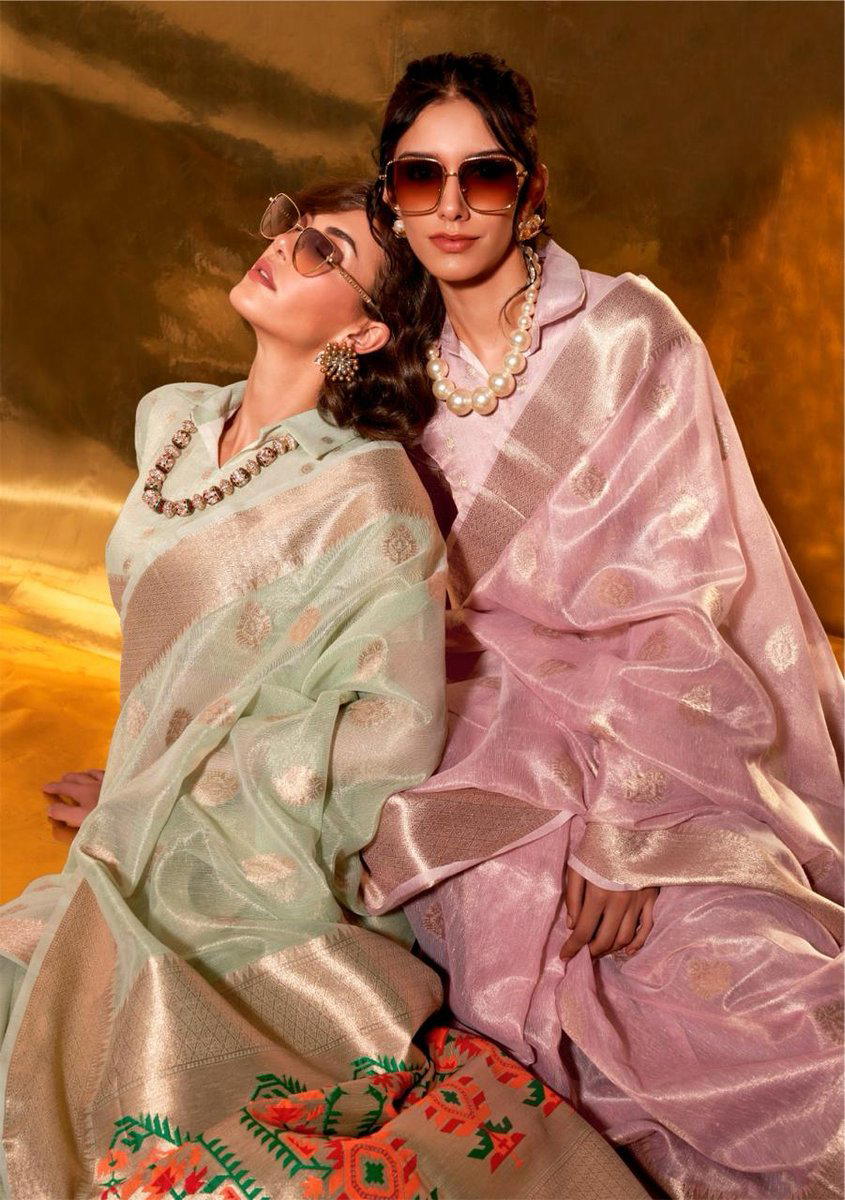 KORRA TISSUE BY RAJTEX ZARI TISSUE SAREE MANUFACTURER IN INDIA 1