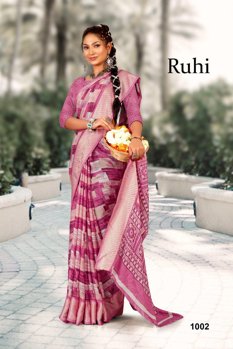 RUHI BY MAHAMANI CREATION SILK SAREE MANUFACTURER IN INDIA 1