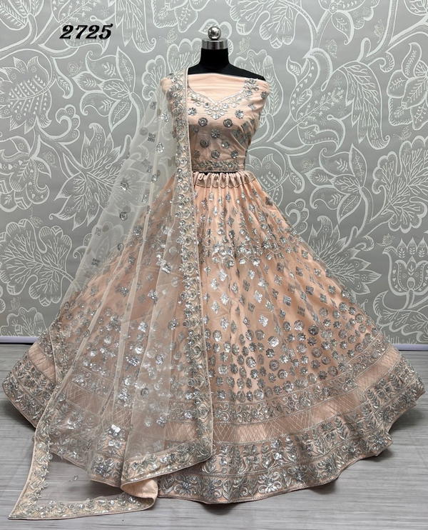ANJANI ART 2725 DESIGNER WEDDING LEHENGA CHOLI WHOLESALER IN INDIA