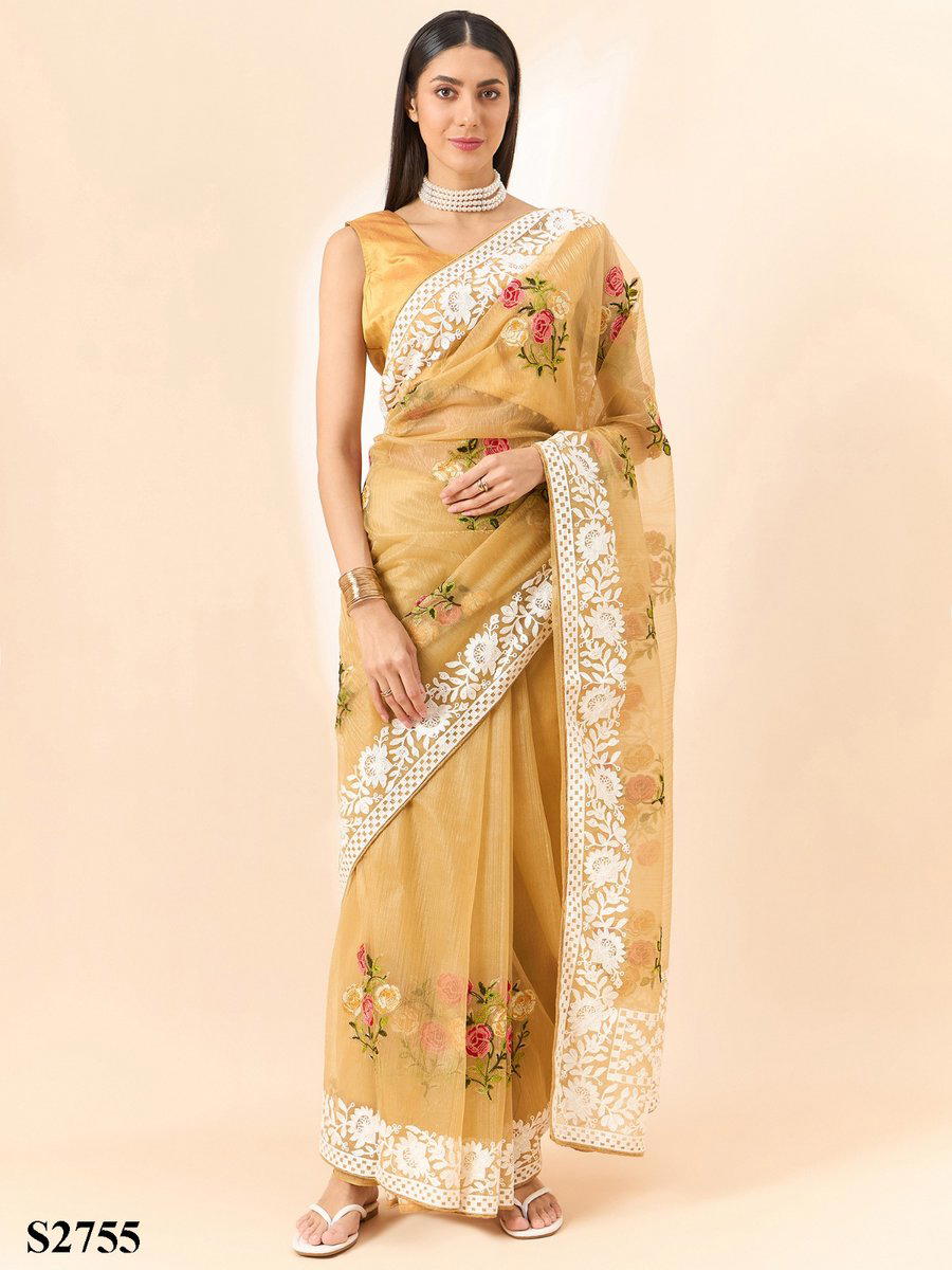 ROOZAL VOL-08 BY MAHOTSAV ORGANZA SAREE MANUFACTURER IN INDIA 1