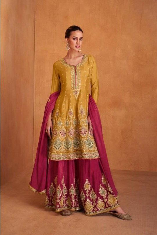 GULKARYA DNO 7416 DESIGNER PAKISTANI SALWAR SUIT WHOLESALER IN SURAT 1