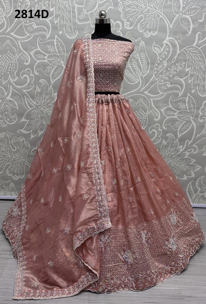 ANJANI ART 2814A TO 2814D DESIGNER LEHENGA CHOLI WHOLESALER IN INDIA 1