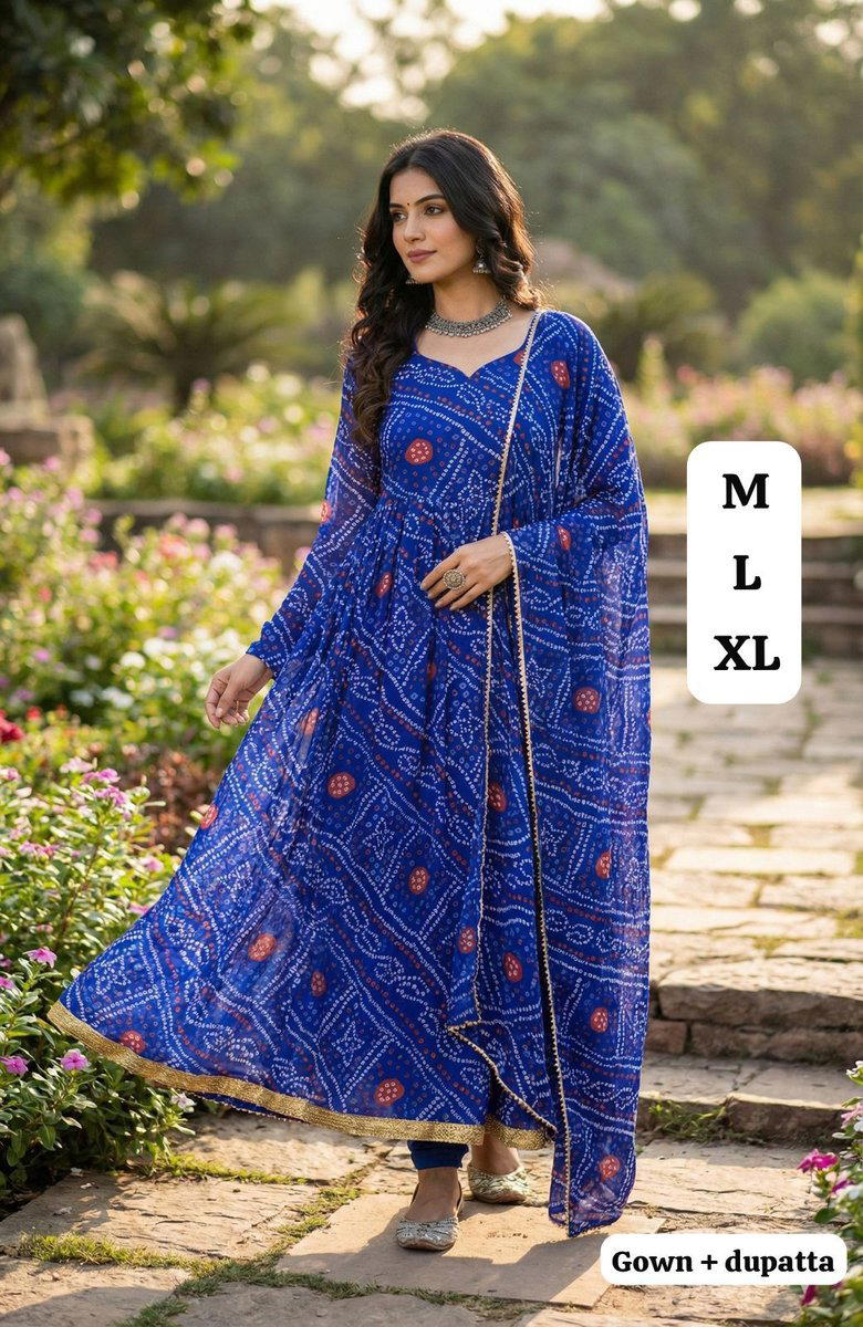 BANNO SWAG BY INLI DESIGNER GEORGETTE PRINTED TOP WHOLESALER IN INDIA 1