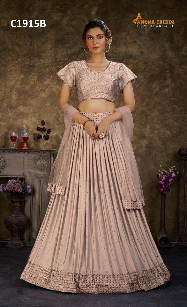D.NO. C1915B BY AMOHA FANCY LEHENGA CHOLI MANUFACTURER IN INDIA 1