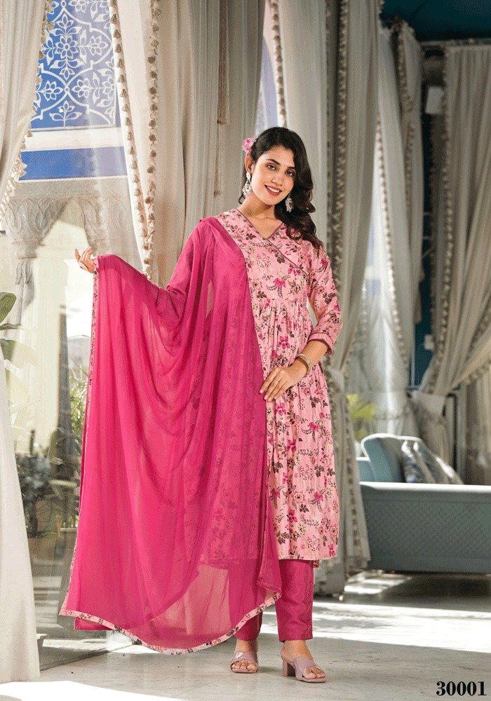 SERIES 30001 TO 30008 NX BY TEJSAVEE DIGITAL PRINTED SALWAR KAMEEZ WHOLESALER IN INDIA 1