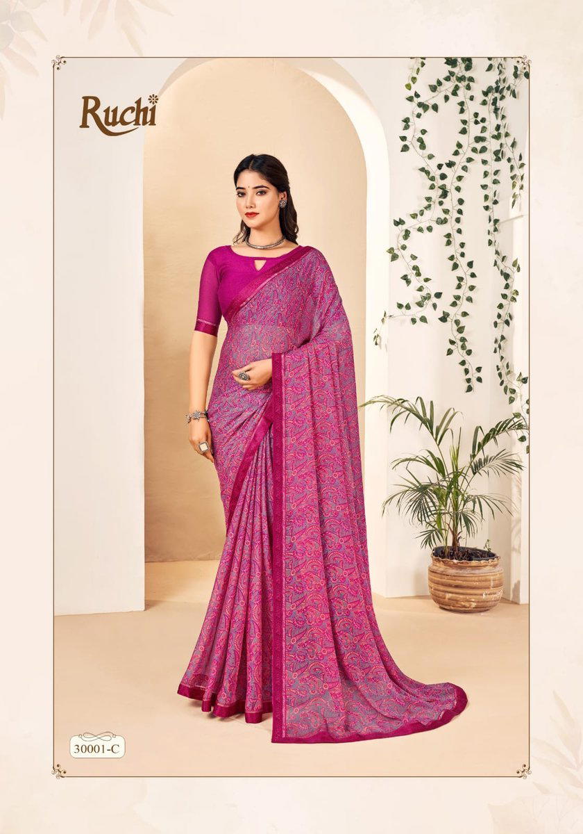 SIMAYAA VOL 22 BY RUCHI CHIFFON SAREE MANUFACTURER IN INDIA 1