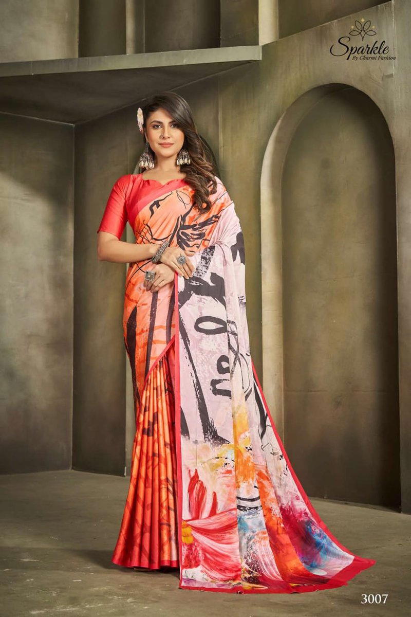 RAINA BY SAGAR IMPEX JAPAN CRAPE SAREE MANUFACTURER IN INDIA 1