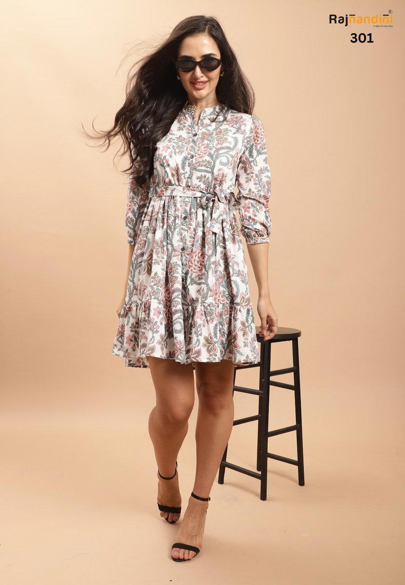 GLORY BY RAJNANDINI PRINTED DRESSES IN JAIPURI KURTI WHOLESALER IN INDIA 1