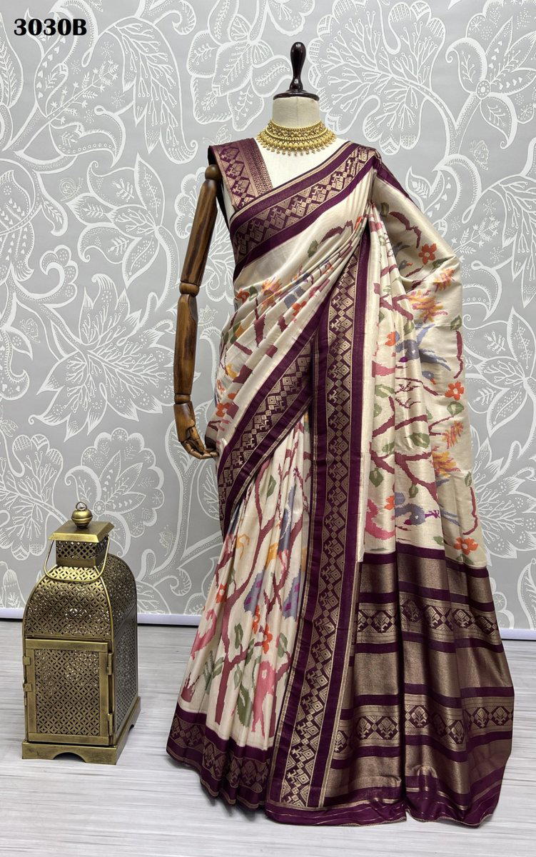 D.NO. 3030A & 3030B BY ANJANI ART COTTON SAREE MANUFACTURER IN INDIA 1