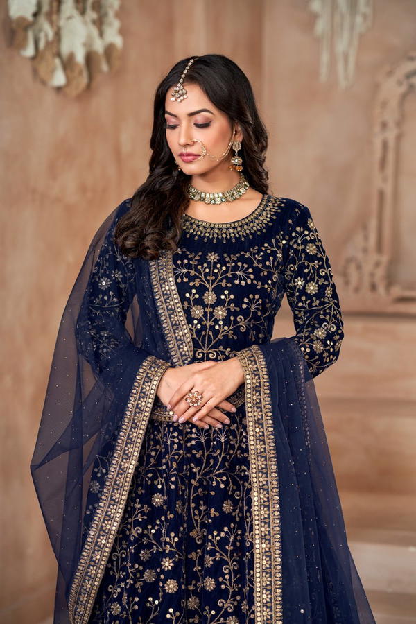 TWISHA TWISHA VOL-31 3111 & 3112 DESIGNER VELVET GOWN WHOLESALER IN INDIA