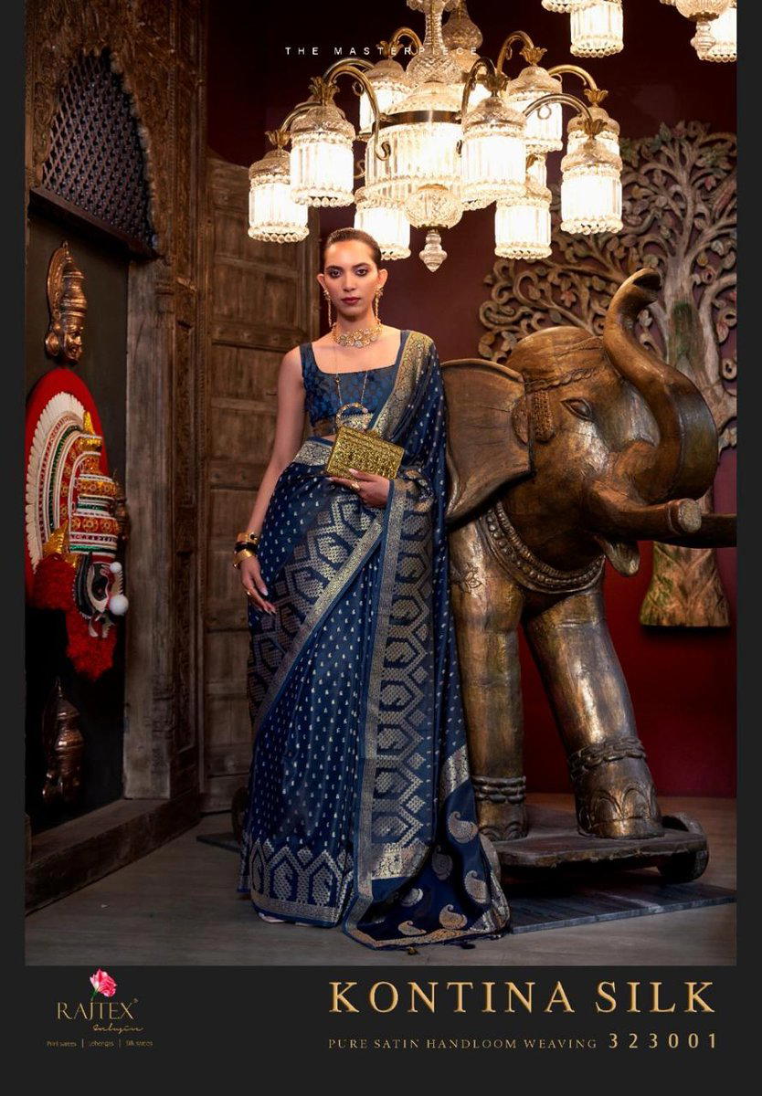 KONTINA SILK BY RAJTEX SATIN SAREE MANUFACTURER IN INDIA 1