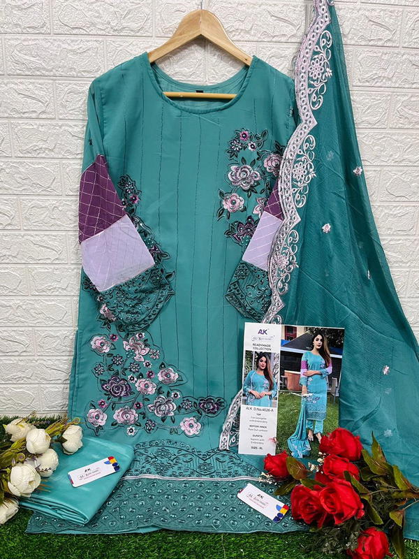 D.NO - 4026A&B BY ALK GEORGETTE SALWAR KAMEEZ MANUFACTURER IN INDIA