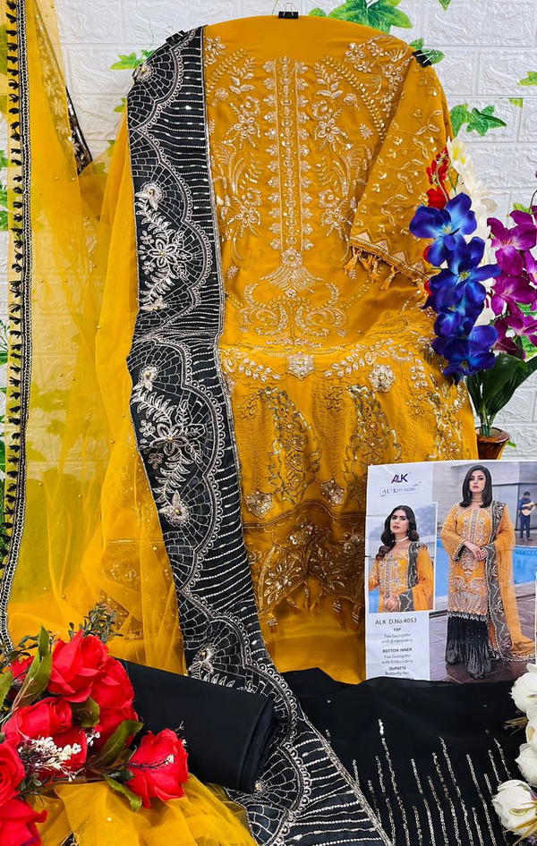 D.NO ‚Äì 4053 BY ALK GEORGETTE SALWAR KAMEEZ MANUFACTURER IN INDIA