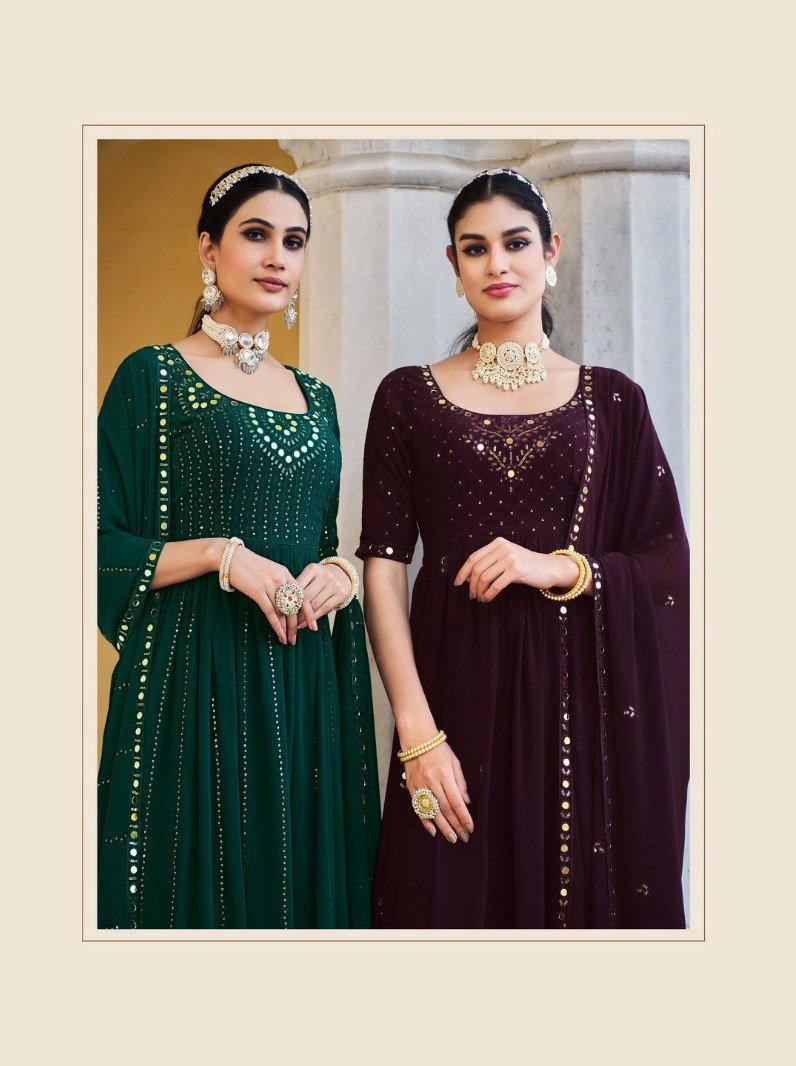 FLORY VOL-32 BY KHUSHBOO GEORGETTE SALWAR KAMEEZ WHOLESALER IN INDIA 1