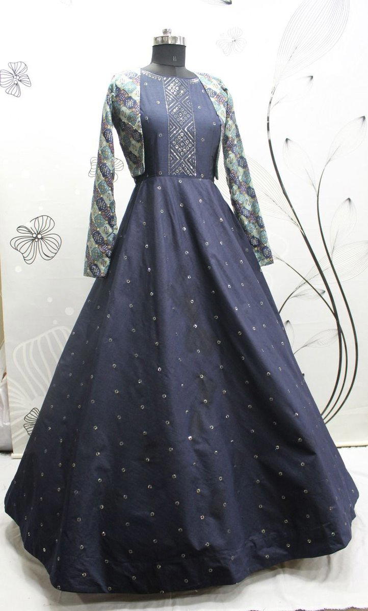 FLORY VOL-21 BY KHUSHBOO COTTON ANARKALI GOWN WHOLESALER IN INDIA 1