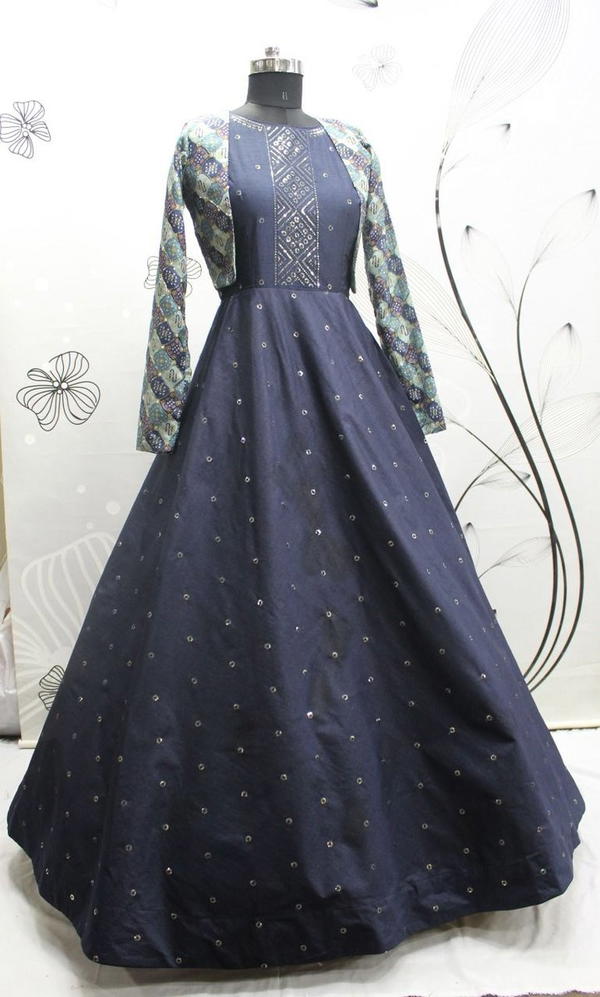 FLORY VOL-21 BY KHUSHBOO COTTON ANARKALI GOWN WHOLESALER IN INDIA