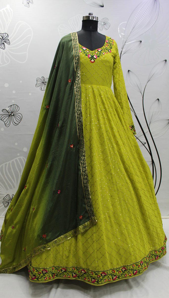 FLORY VOL-30 BY KHUSHBOO GEORGETTE GOWN MANUFACTURER IN INDIA 1