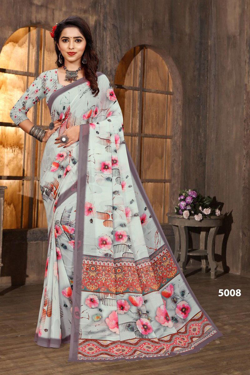 MUGDA DIGITAL VOL-1 BY MINTORSI PRINTED SAREE WHOLESALER IN SURAT 1