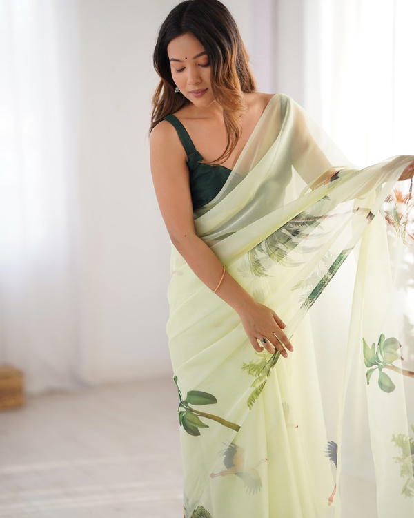 LAXMINAM 5012 DESIGNER ORGANZA SAREE WHOLESALER IN INDIA