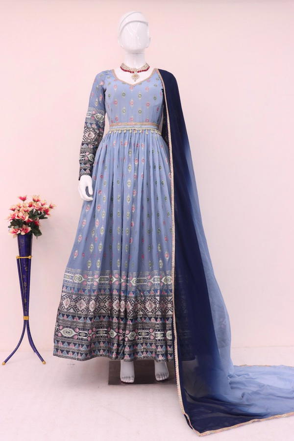 FLORY VOL-45 BY KHUSHBOO GEORGETTE GOWN MANUFACTURER IN INDIA