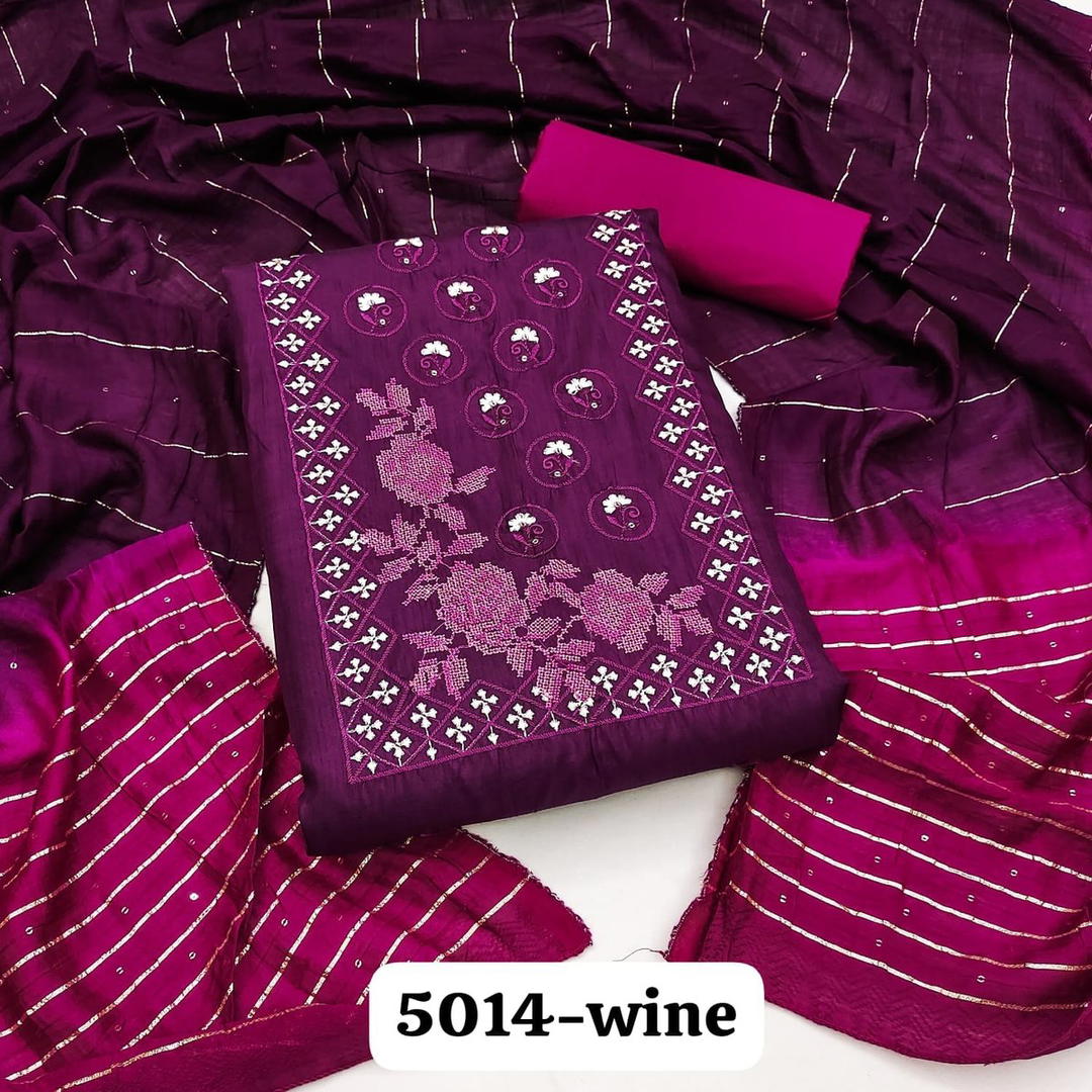 D.NO. 5014 COLOUR'S BY SAGAR IMPEX EMBROIDERY SALWAR KAMEEZ MANUFACTURER IN INDIA 1