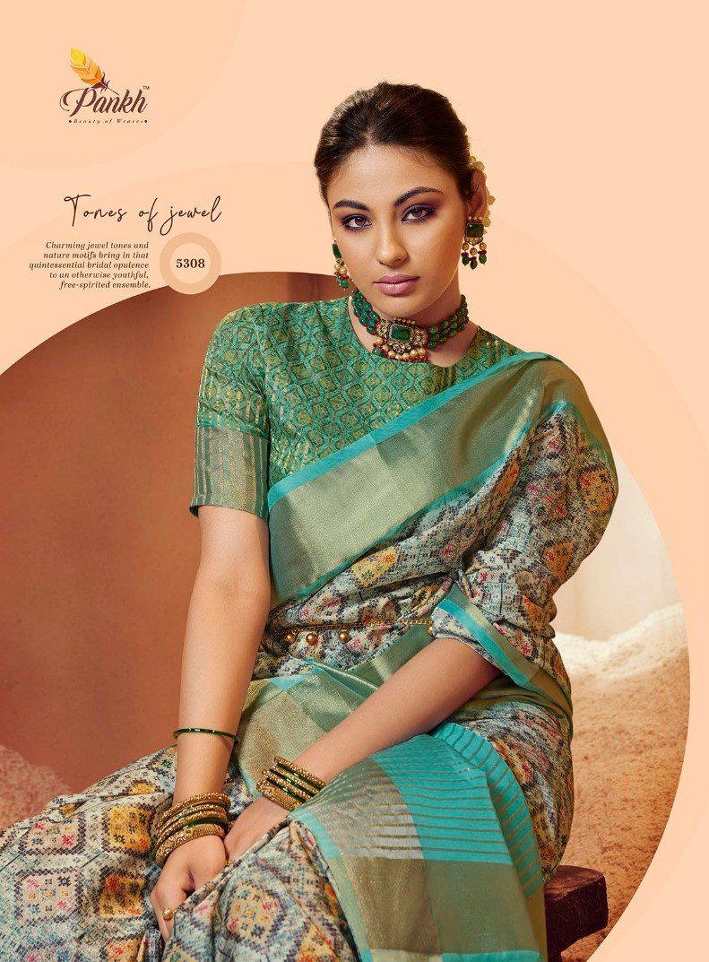 CHHAPA VOL-5 BY PANKH PRINTED SAREE WHOLESALER IN SURAT 1