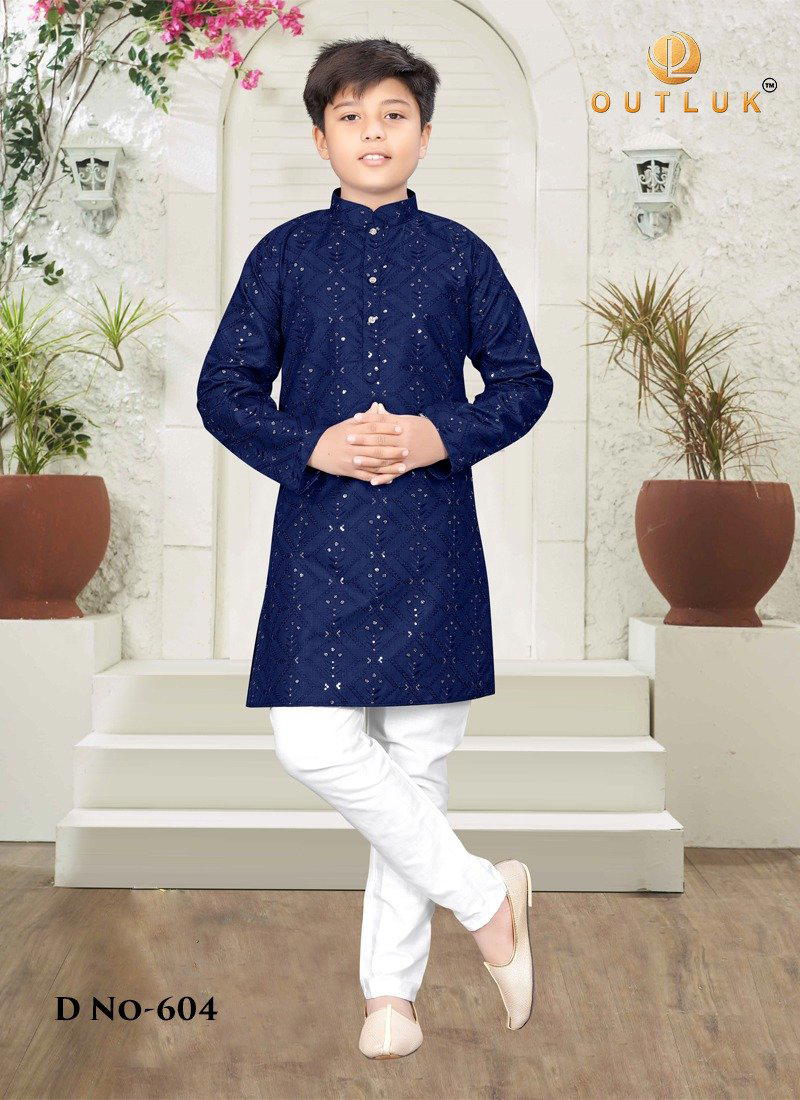 OUTLOOK KIDS VOL-6 BY OUTLOOK LUCKNOWI KURTA PAJAMA KIDS WEAR WHOLESALER IN INDIA 1