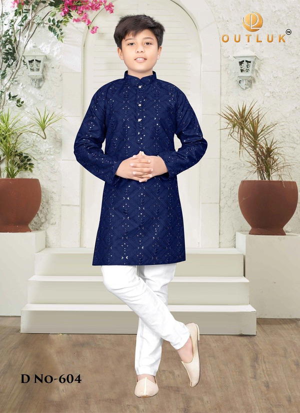 OUTLOOK KIDS VOL-6 BY OUTLOOK LUCKNOWI KURTA PAJAMA KIDS WEAR WHOLESALER IN INDIA