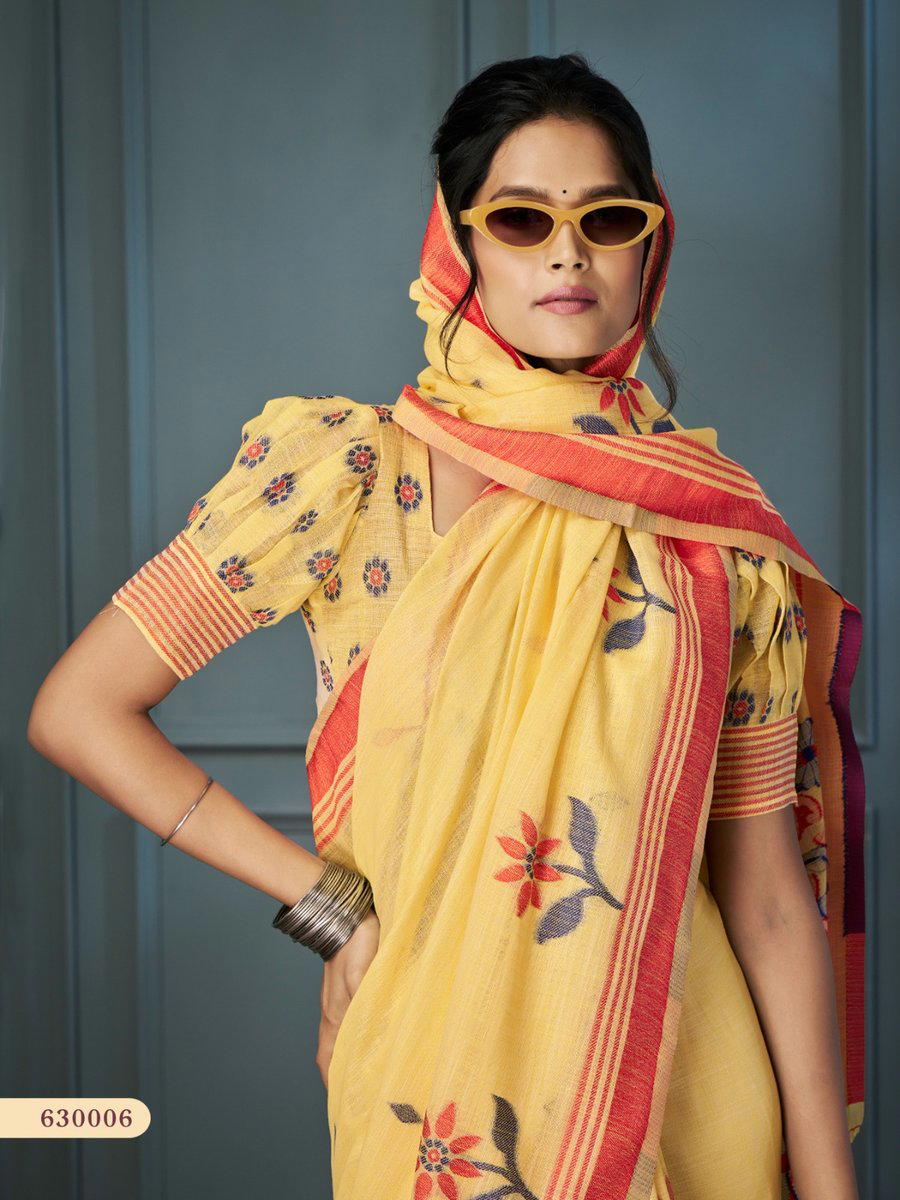 RAJPATH ROLEX 630001 TO 630006 WEAVING SAREE WHOLESALER IN INDIA 1