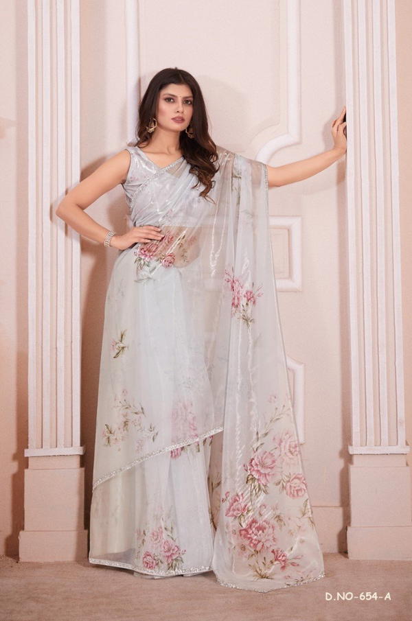 D.NO. 654 A TO 654 E BY MEHEK DIGITAL PRINTED SAREE WHOLESALER IN SURat