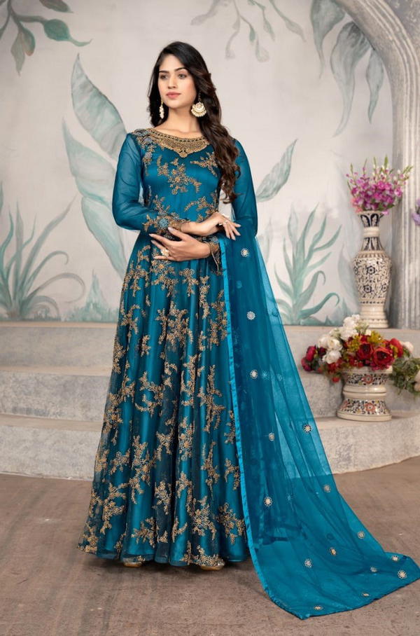 D.NO. ‚Äì 655A TO 655D BY SWAGAT NET GOWNS MANUFACTURER IN INDIA