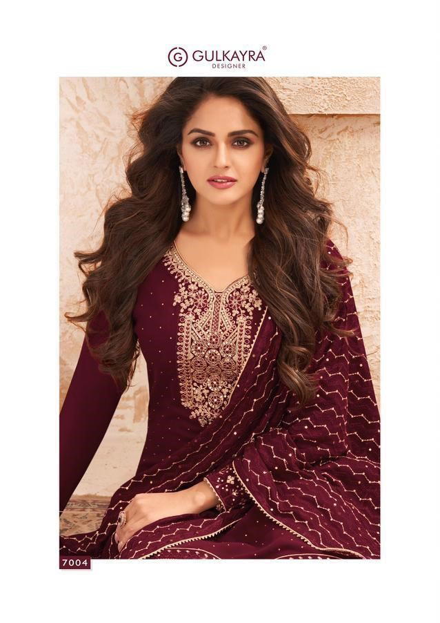 NAZMIN BY GULKAYRA GEORGETTE SALWAR KAMEEZ WHOLESALER IN INDIA 1