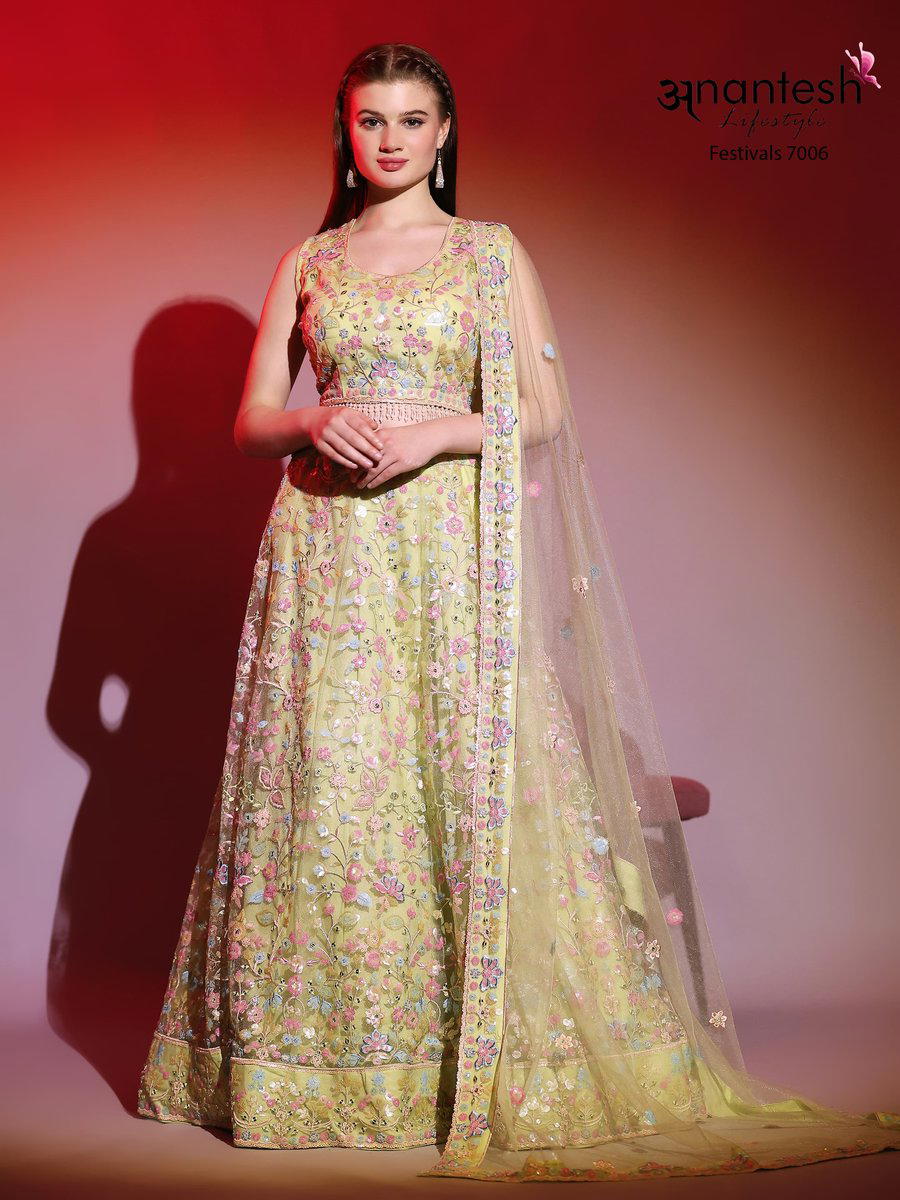 FESTIVALS BY ANANTESH NET LEHENGA CHOLI WHOLESALER IN INDIA 1