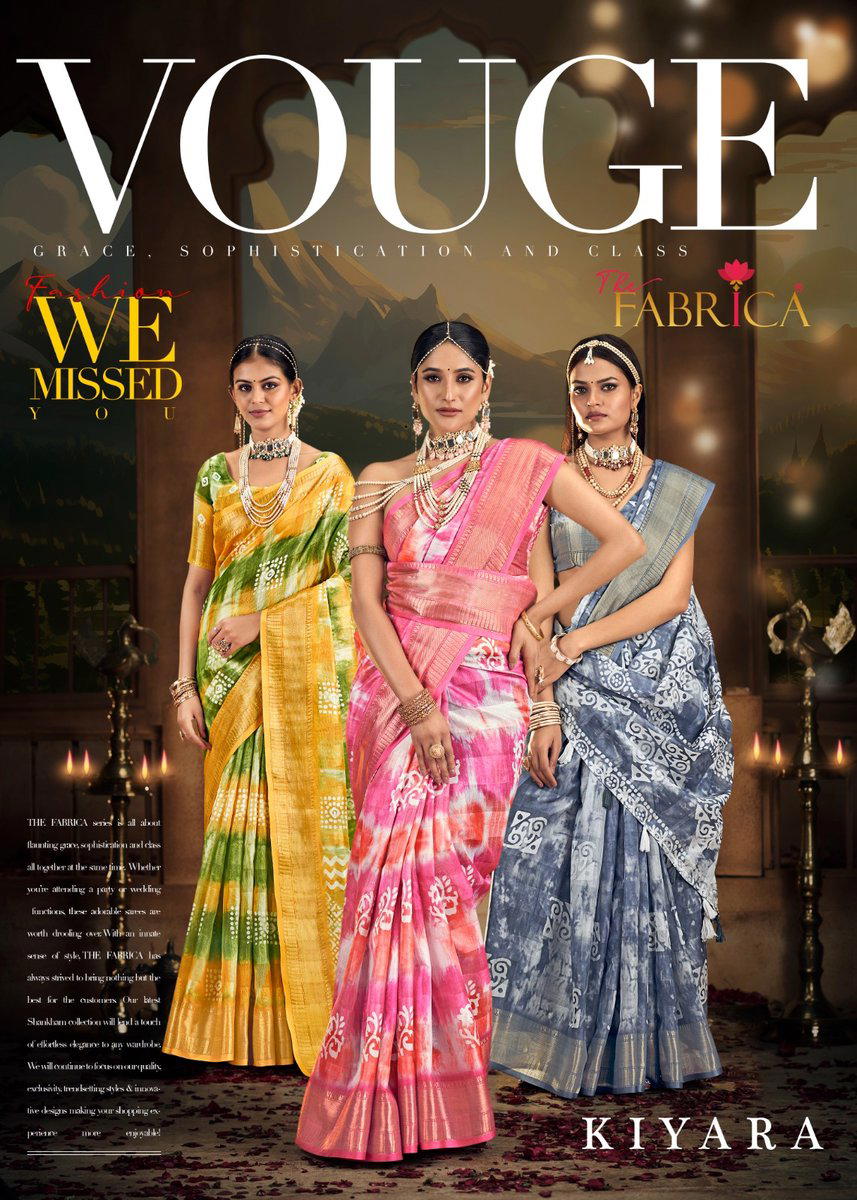 KIYARA BY FABRICA COTTON SAREE MANUFACTURER IN INDIA 1