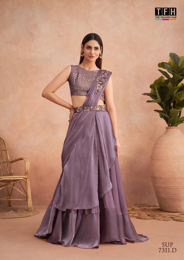 SUPER STAR 7311 COLOUR‚ÄôS BY TFH FANCY SAREE MANUFACTURER IN INDIA