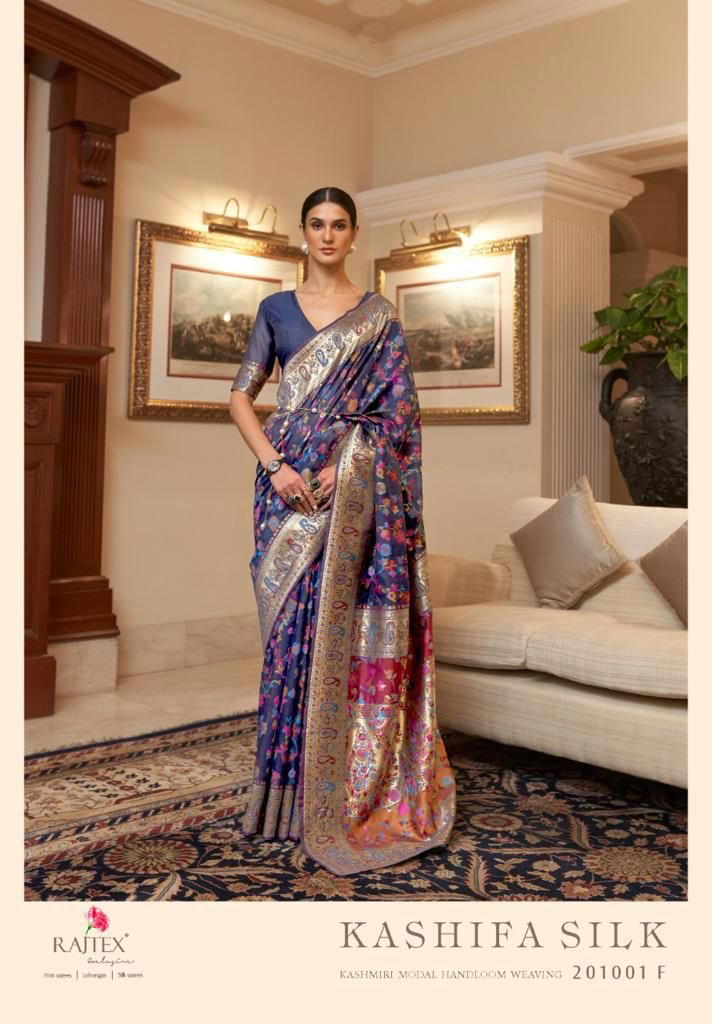 KASHIFA SILK SERIES 201001A TO 201001K BY RAJTEX KASHMIRI SAREE MANUFACTURER IN INDIA 1